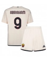 AS Roma Tammy Abraham #9 Venkovní dres pro děti 2023-24 Krátký Rukáv (+ trenýrky)